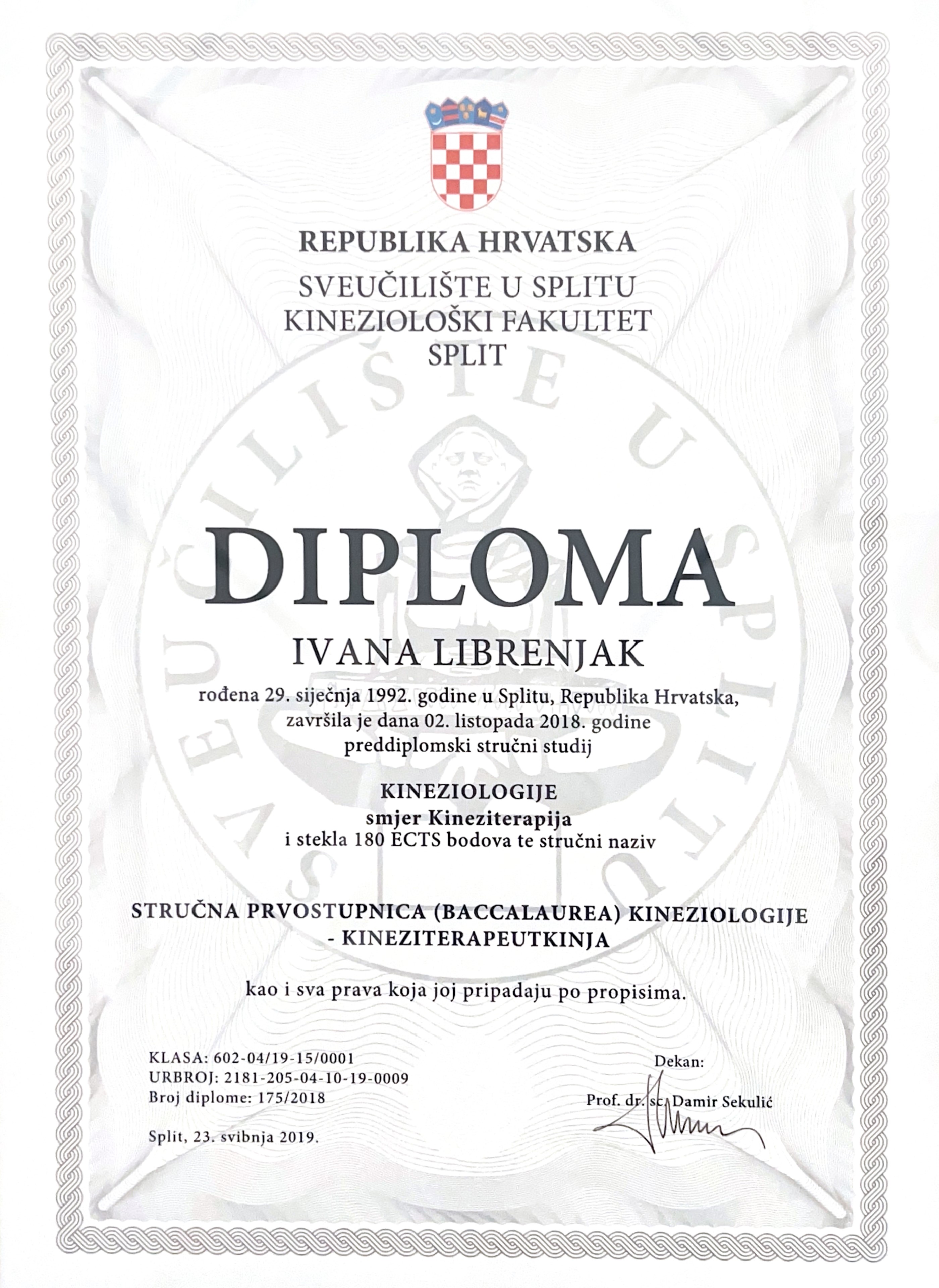 Potvrda stručne edukacije